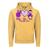 Vintage Mustard Pace Love Cure Pancreatic Cancer Vintage Hoodie - Jasminsmagicworld
