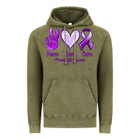 Vintage Olive Pace Love Cure Pancreatic Cancer Vintage Hoodie - Jasminsmagicworld