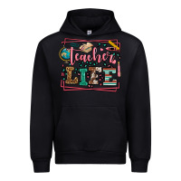 Black Teacher life leopard frame Urban Hoodie - LillyAllenDesigns