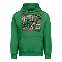 Emerald Teacher life leopard frame Urban Hoodie - LillyAllenDesigns