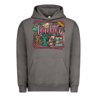 Pigment Tornado Teacher life leopard frame Urban Hoodie - LillyAllenDesigns