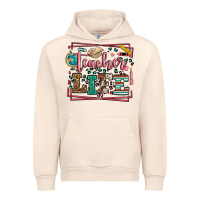 Sandshell Teacher life leopard frame Urban Hoodie - LillyAllenDesigns
