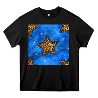 Black 4th of july leopard stars seamless pattern Heavy Core Tee - BundleAndBundleShop