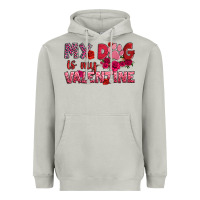 Moon Dust my dog is my valentine Heavyweight Hoodie - OliviaCreatesArt