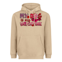 Mushroom my dog is my valentine Heavyweight Hoodie - OliviaCreatesArt