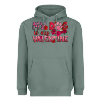 Sage my dog is my valentine Heavyweight Hoodie - OliviaCreatesArt