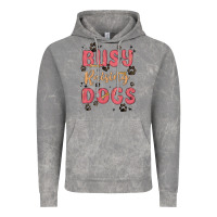 Cloud Rock busy raising dogs Vintage Hoodie - MaliasSmallBusiness