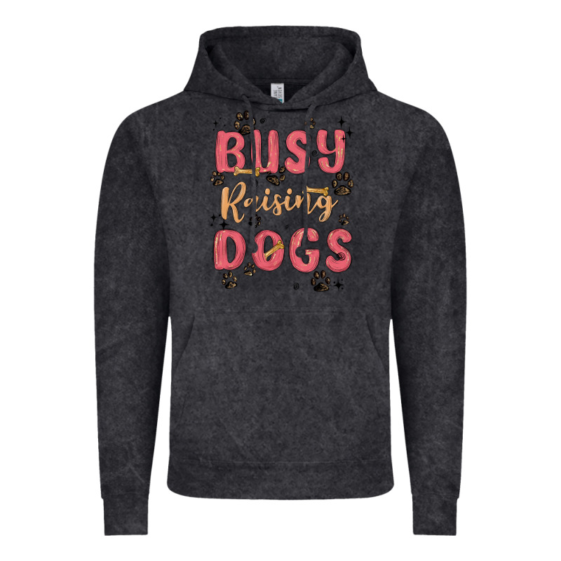 Busy Raising Dogs Vintage Hoodie by MaliasSmallBusiness | Teevron