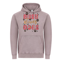 Vintage Zinc busy raising dogs Vintage Hoodie - MaliasSmallBusiness