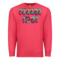 Cardinal summer vibes tie dye doodle Premium Sweatshirt - CowCowDesign