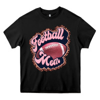 Black football mom Heavy Core Tee - JahusDesignShop