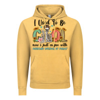 Vintage Mustard i used to be cool now i just argue with miniature Vintage Hoodie - MaliasSmallBusiness