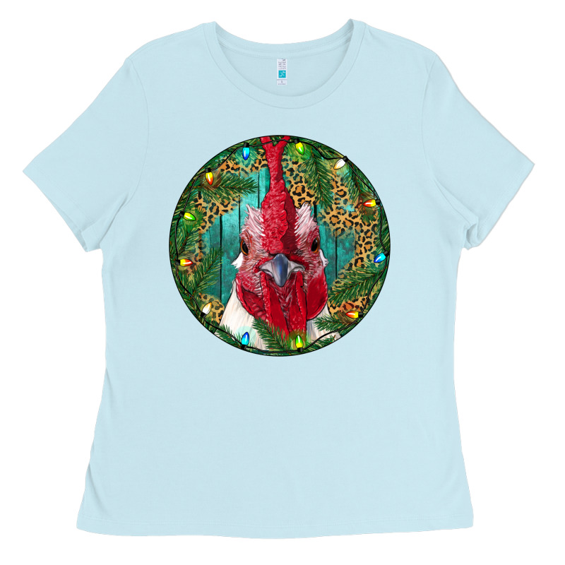 Roaster Head Christmas Ladies Tee by RanaPortraitStore | Teevron
