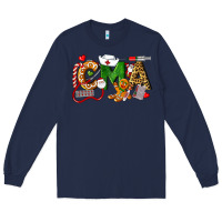 Navy christmas cma certified medical assistant Long Sleeve Tee - LillyAllenDesigns