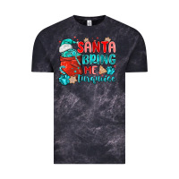 Cloud Black santa bring me turquoise Vintage Tee - MaliasSmallBusiness