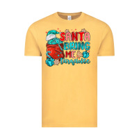 Vintage Mustard santa bring me turquoise Vintage Tee - MaliasSmallBusiness
