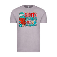 Vintage Zinc santa bring me turquoise Vintage Tee - MaliasSmallBusiness