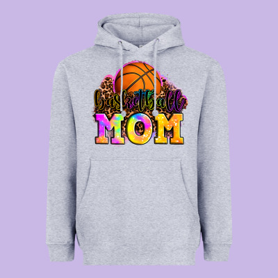 Basketball Mom Heavyweight Hoodie Designed By Oliviacreatesart