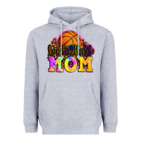Heather Grey basketball mom Heavyweight Hoodie - OliviaCreatesArt