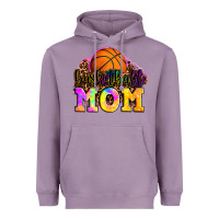 Lavender basketball mom Heavyweight Hoodie - OliviaCreatesArt
