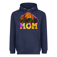 Navy basketball mom Heavyweight Hoodie - OliviaCreatesArt
