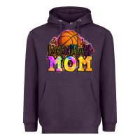 Plum basketball mom Heavyweight Hoodie - OliviaCreatesArt