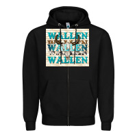 Black wallen with bull skull Zipper Hoodie - TumblerDesignByShophia
