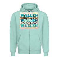 Seafoam wallen with bull skull Zipper Hoodie - TumblerDesignByShophia