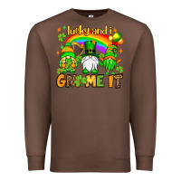 Chestnut St. Patrick's Lucky and i gnome it Premium Sweatshirt - OliviaCreatesArt