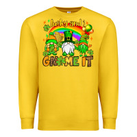 Lemon St. Patrick's Lucky and i gnome it Premium Sweatshirt - OliviaCreatesArt