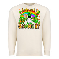 Sandshell St. Patrick's Lucky and i gnome it Premium Sweatshirt - OliviaCreatesArt