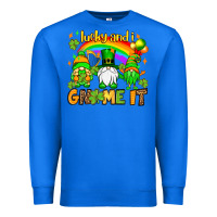 True Royal St. Patrick's Lucky and i gnome it Premium Sweatshirt - OliviaCreatesArt