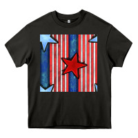 Asphalt 4th of july stars and stripes seamless pattern Heavy Core Tee - BundleAndBundleShop