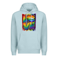 Blue Mist Love pride Premium Hoodie - CowGirlArtShop