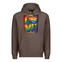Coffee Love pride Premium Hoodie - CowGirlArtShop
