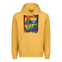 Mustard Love pride Premium Hoodie - CowGirlArtShop