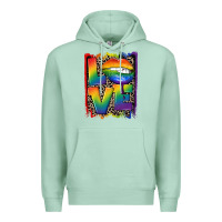Seafoam Love pride Premium Hoodie - CowGirlArtShop