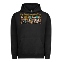 Pigment Black my favorite peoplle call me mama Urban Hoodie - CowhideDigitalArt