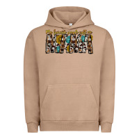 Pigment Burro my favorite peoplle call me mama Urban Hoodie - CowhideDigitalArt