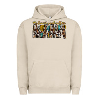 Pigment French Oak my favorite peoplle call me mama Urban Hoodie - CowhideDigitalArt