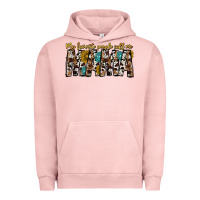 Pigment Salmon my favorite peoplle call me mama Urban Hoodie - CowhideDigitalArt