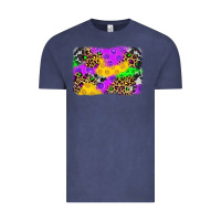 Vintage Denim mardi gras background Vintage Tee - JahusDesignShop