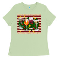 Matcha Christmas cocktail Ladies Tee - AdoDesignShop