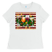 White Christmas cocktail Ladies Tee - AdoDesignShop