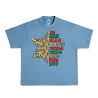 Pebble Blue christmas snowflake Urban Heavy Tee - MaliasSmallBusiness