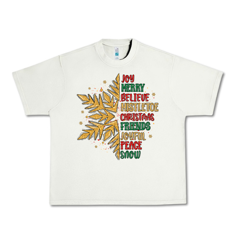 Christmas Snowflake Urban Heavy Tee by MaliasSmallBusiness | Teevron