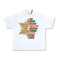 White christmas snowflake Urban Heavy Tee - MaliasSmallBusiness