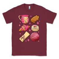 Burgundy mexican pan dulce Classic Tee - MaliasSmallBusiness