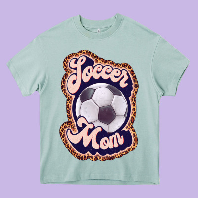 Soccer Mom Heavy Core Tee Designed By Jahusdesignshop