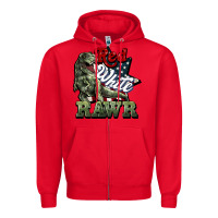 Red Red white rawr 4th of july Zipper Hoodie - HowdyJamesFarm